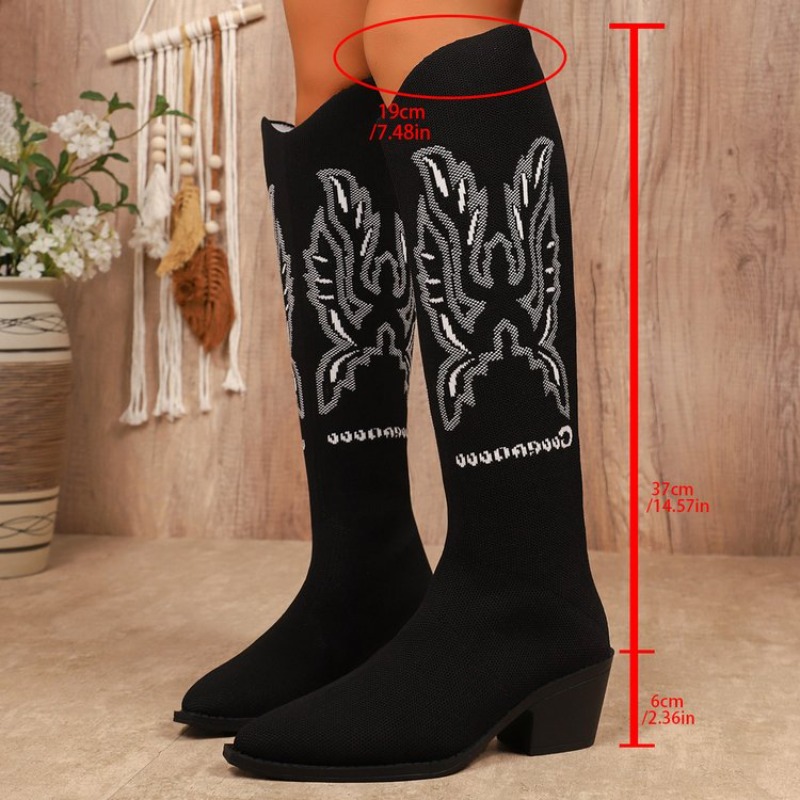 Embroidery Style - 2026 New Retro Embroidery Low Heels