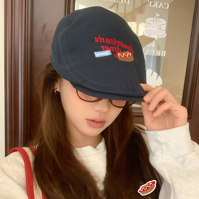 Embroidery Artist - Ladies' Newsboy Caps Artistic Japanese Embroidery
