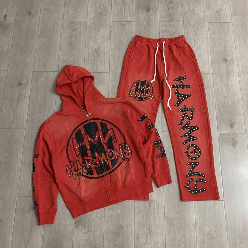 Embroidery Fashion - Fashion Street Fashion Brand HARMONY Hoodie