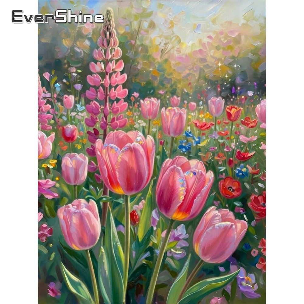 Embroidery Design Patterns Flowers - Evershine 11CT Cross Stitch Kit Flower