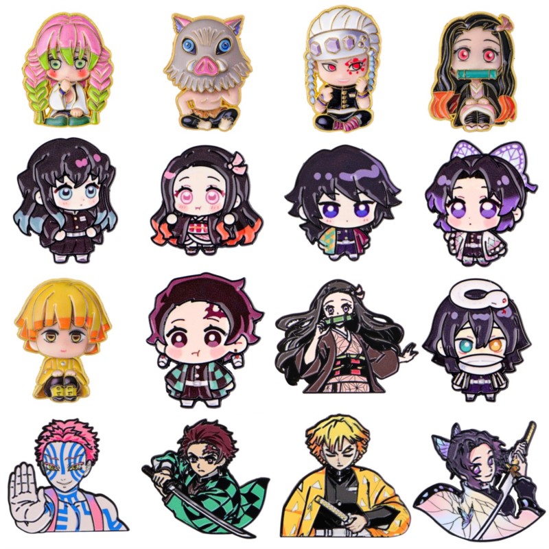 Embroidery Textile - Cute Q Version Kimono Cartoon Character