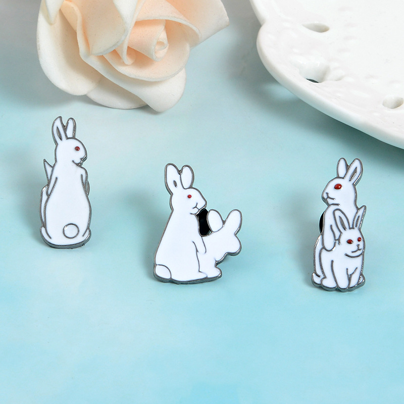 Brooch Pins Cartoon Animals Bu - огляд і ціна Embroidery Rabbit