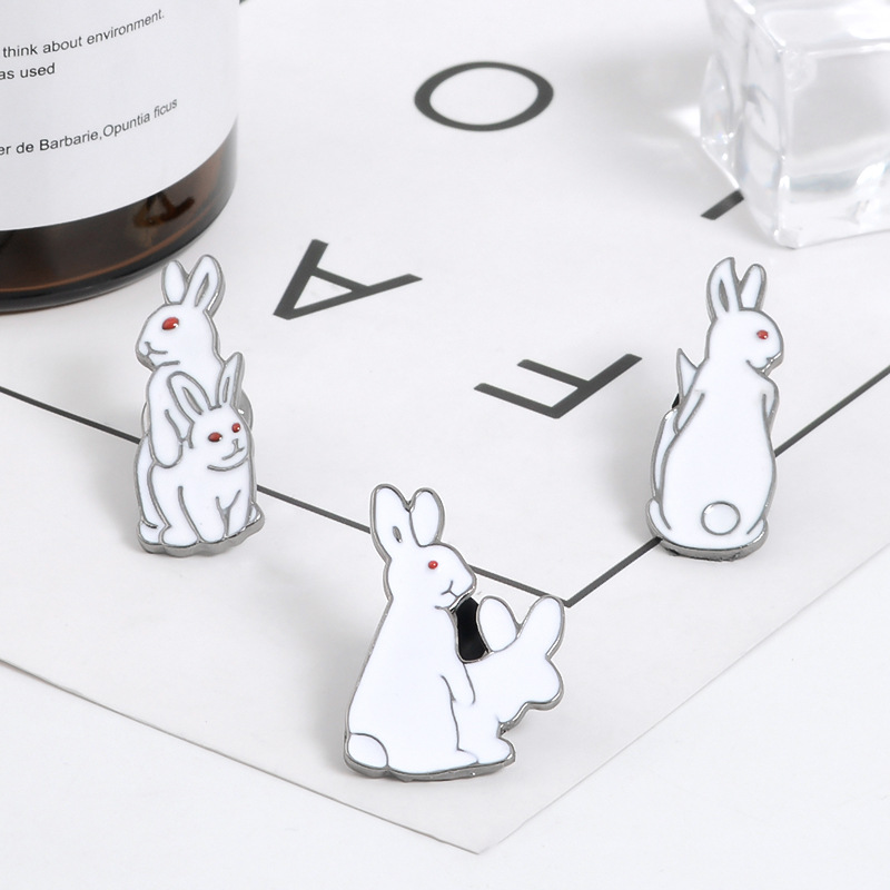 Brooch Pins Cartoon Animals Bu - огляд і ціна Embroidery Rabbit