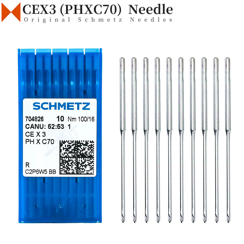 10 PCS CEX3 (PHXC70) Schmetz N - огляд і ціна Embroidery Towel