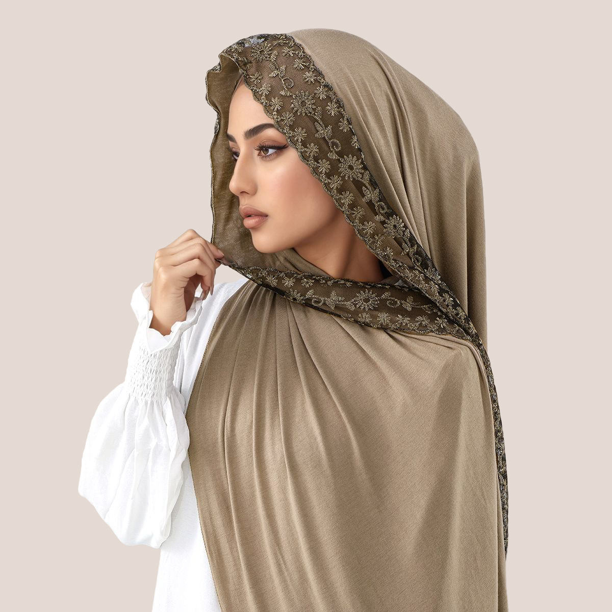 Lace Embroidery Cotton Jersey  - огляд і ціна Embroidery Fashion