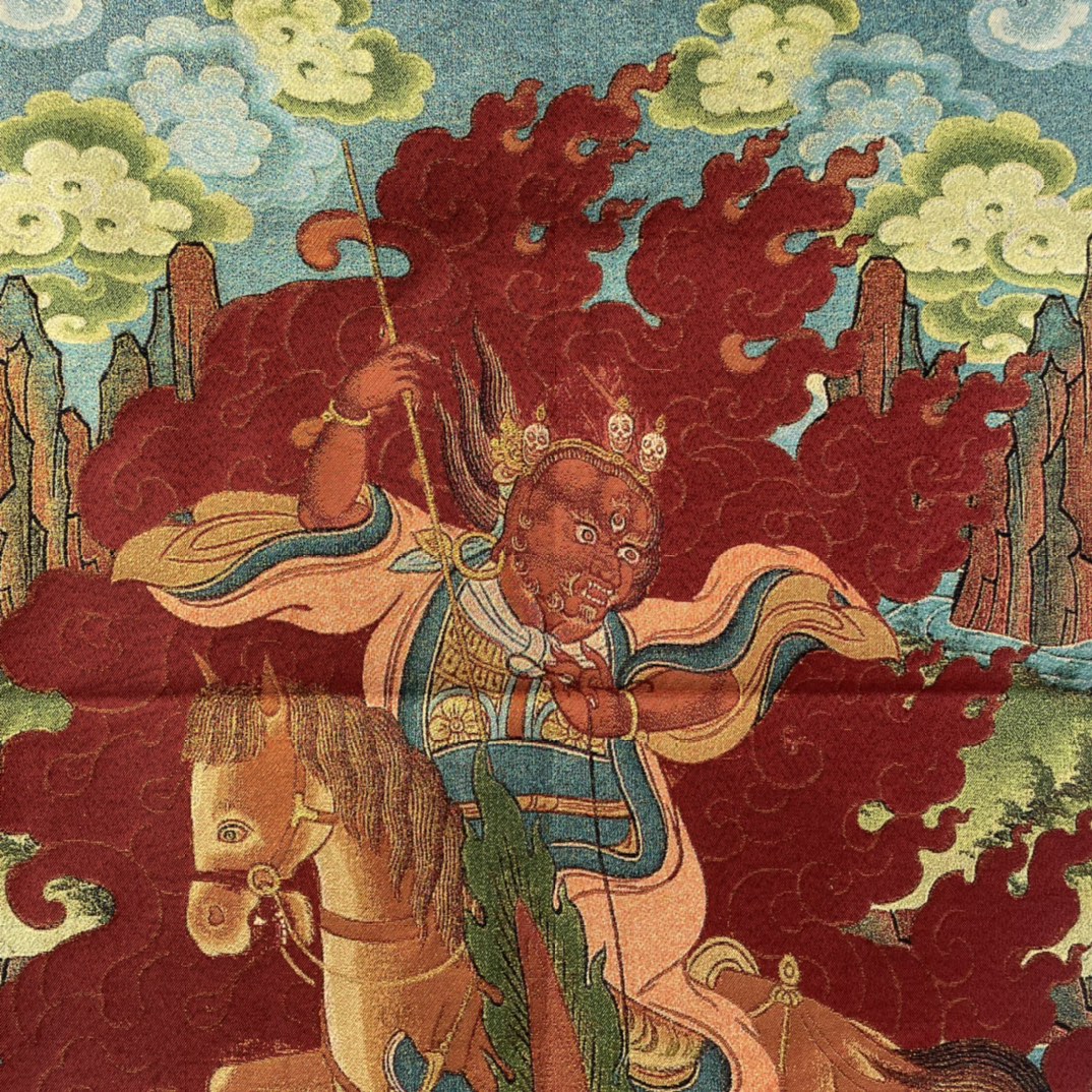 35' Old Nepalese Temples Silk  - огляд і ціна Embroidery House