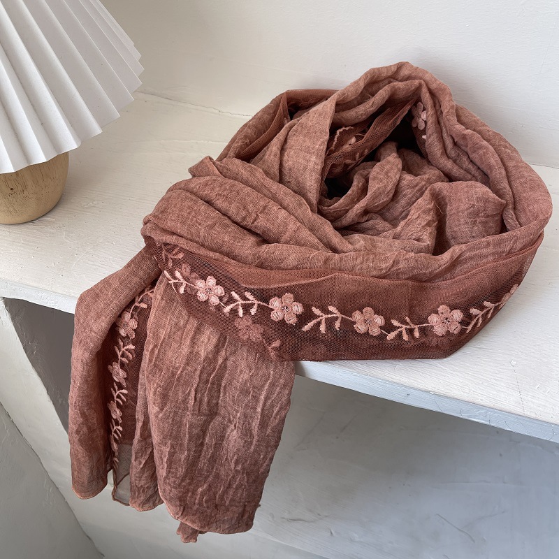 Cotton Linen Lace Splicing Sca - огляд і ціна Embroidery Towel