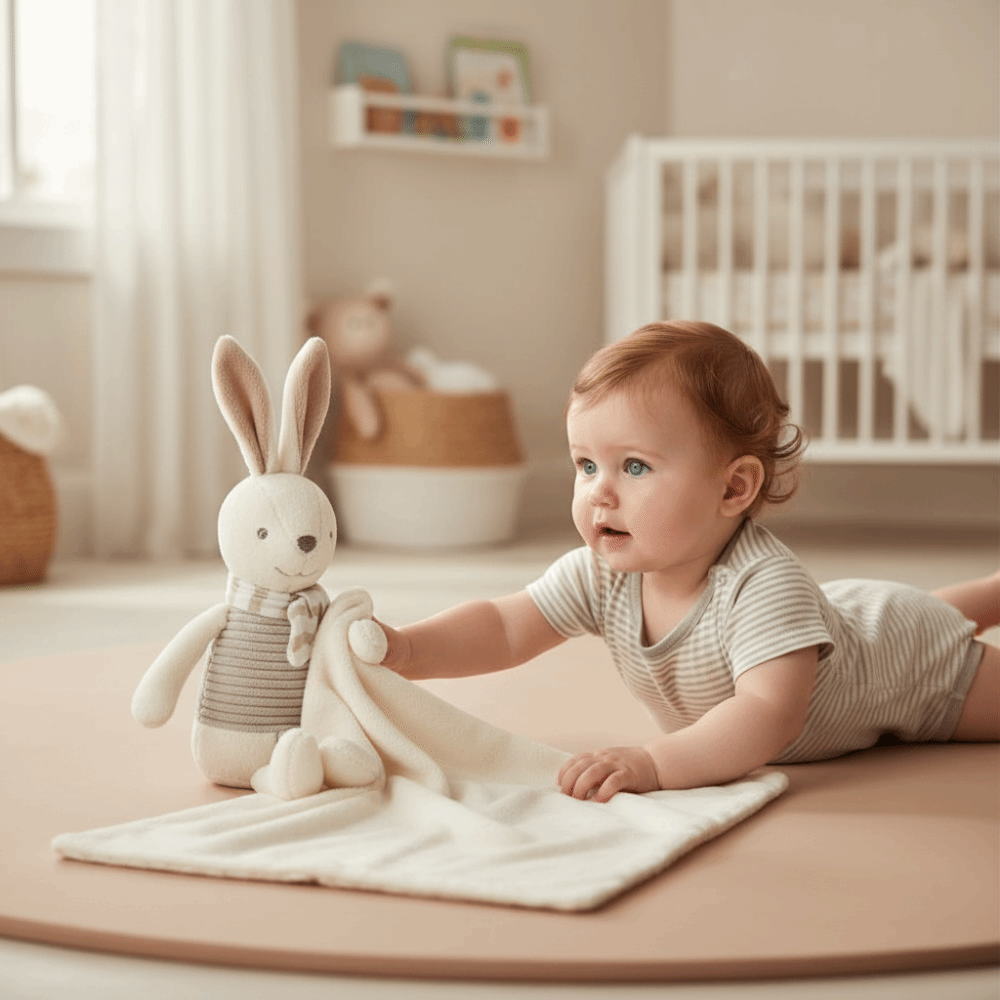 Square Shape Baby Rabbit Comfo - огляд і ціна Embroidery Towel
