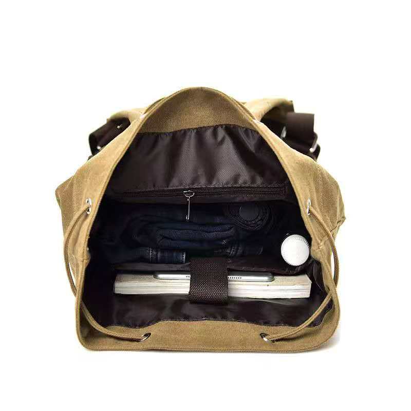 2026 Canvas backpack with dual - огляд і ціна Embroidery Fashion