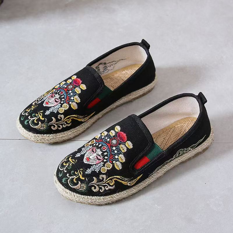 Women Flat Sole Embroidered Cl - огляд і ціна Embroidery Style