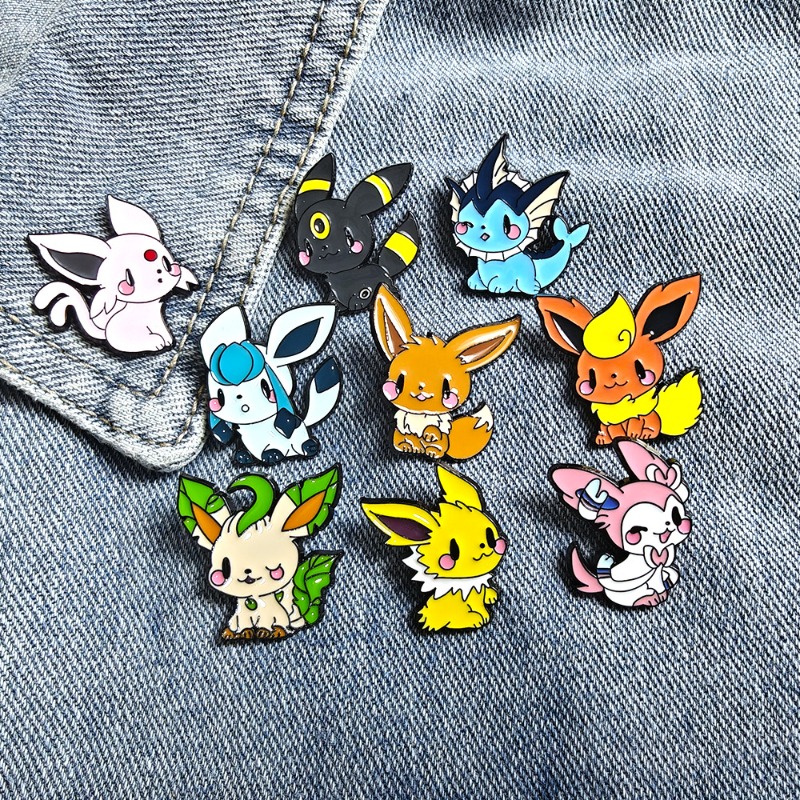 Hot 9 Pcs Anime Elf Brooch Set - огляд і ціна Embroidery Textile