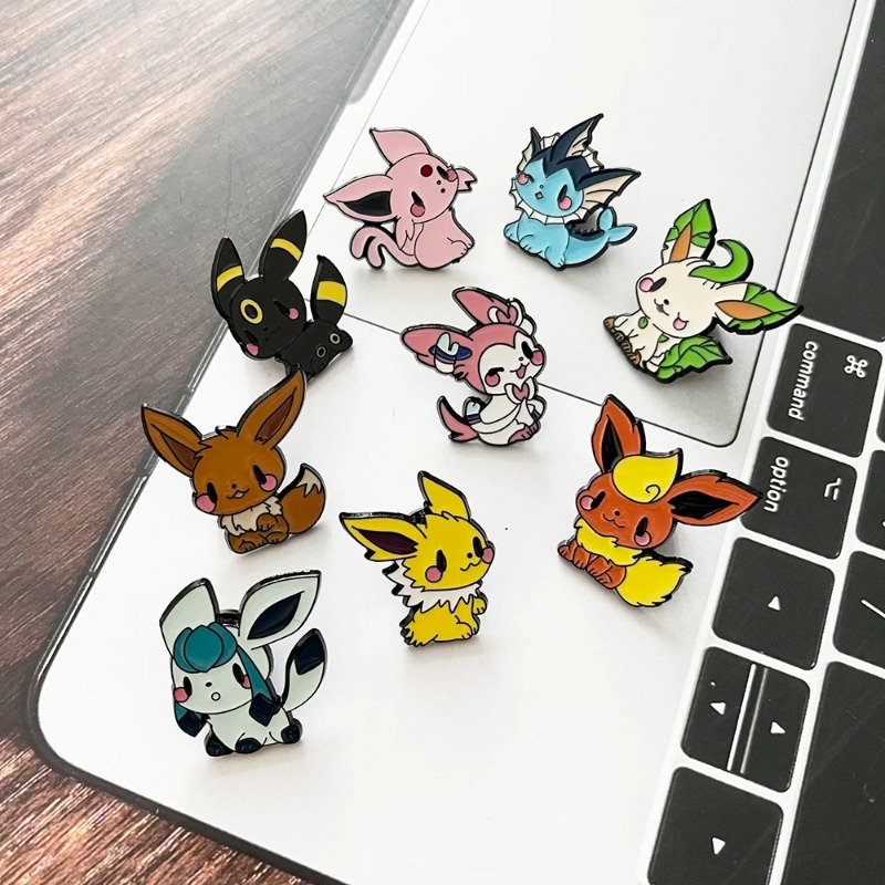 Hot 9 Pcs Anime Elf Brooch Set - огляд і ціна Embroidery Textile