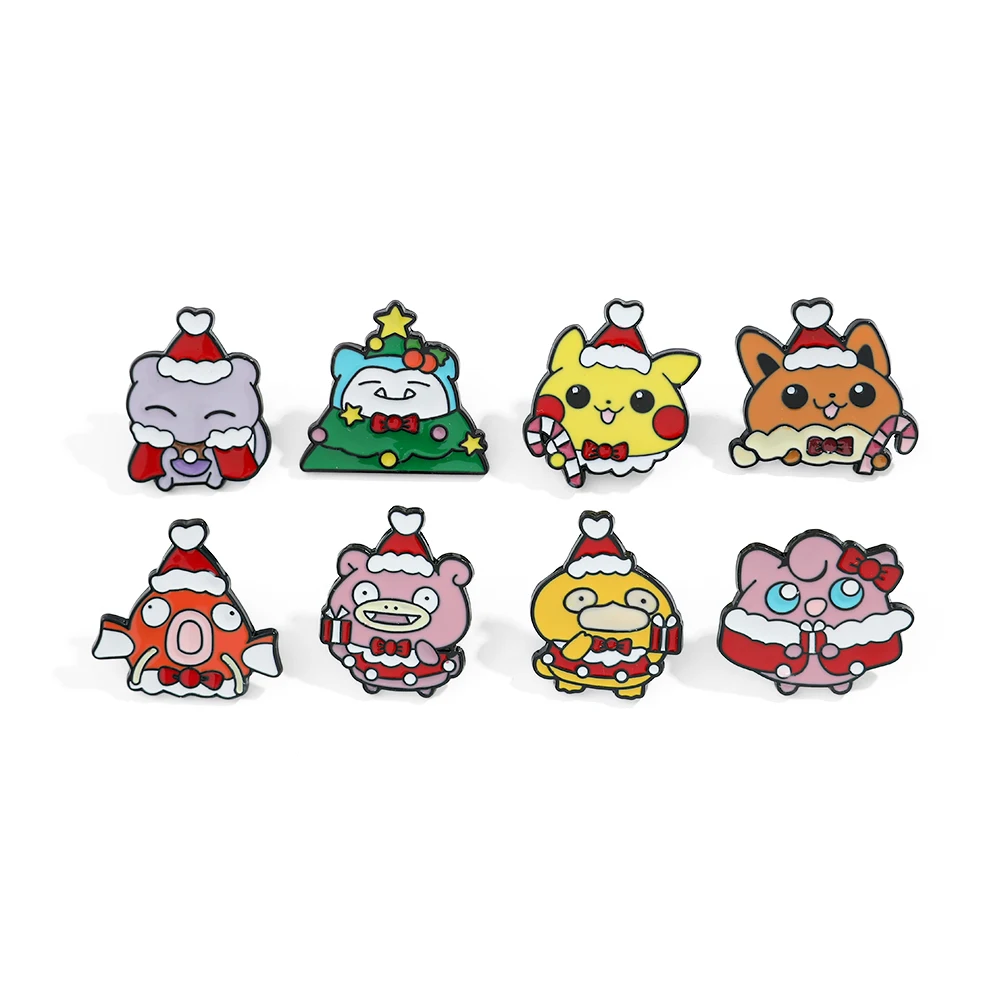 8 Pcs Christmas Slowpoke Brooc - огляд і ціна Embroidery Textile