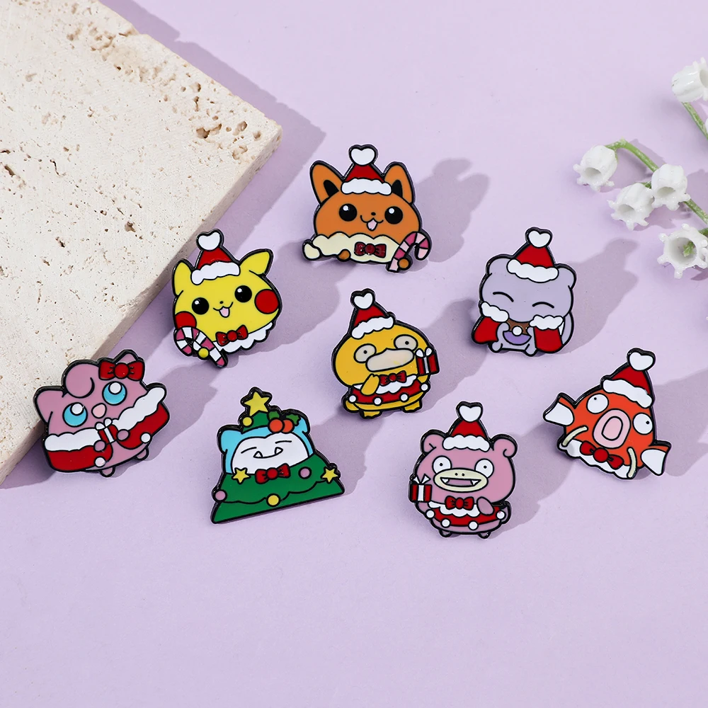 8 Pcs Christmas Slowpoke Brooc - огляд і ціна Embroidery Textile