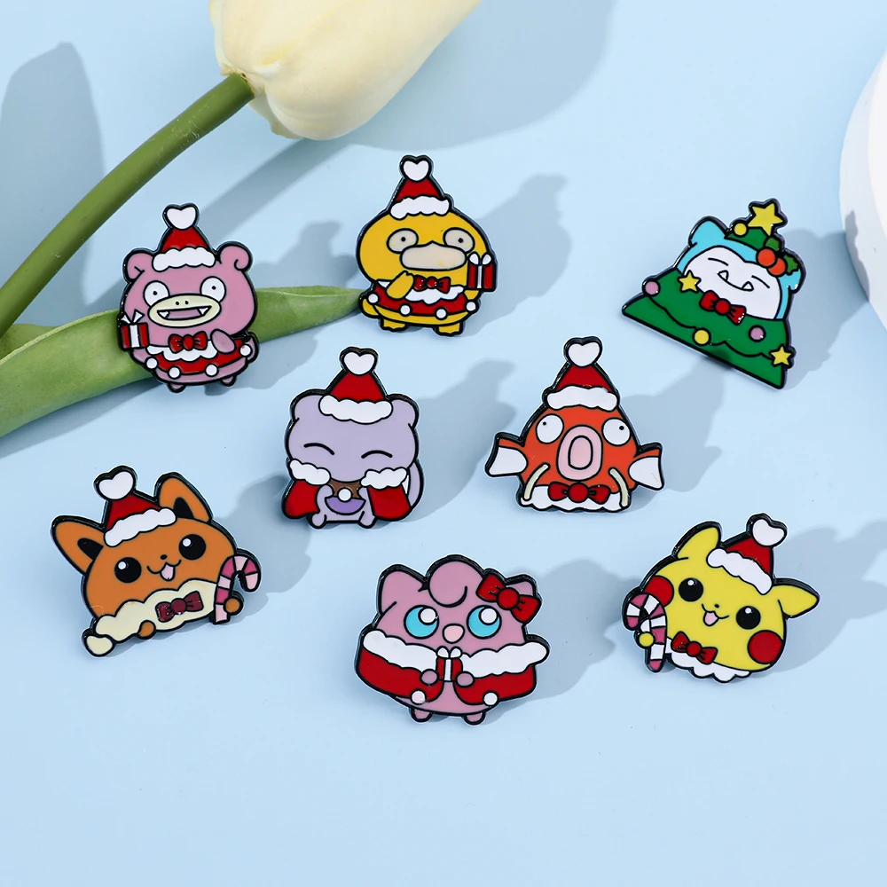8 Pcs Christmas Slowpoke Brooc - огляд і ціна Embroidery Textile