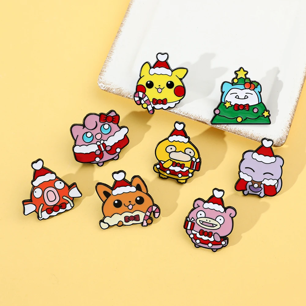 8 Pcs Christmas Slowpoke Brooc - огляд і ціна Embroidery Textile