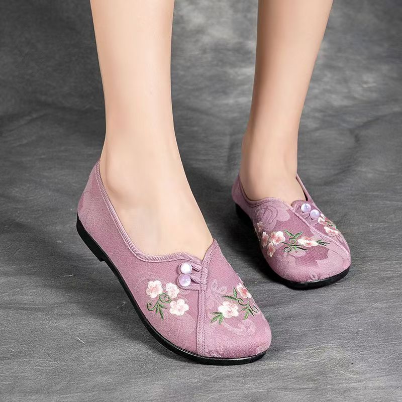 Chinese Style Women Flat sole  - огляд і ціна Embroidery Style