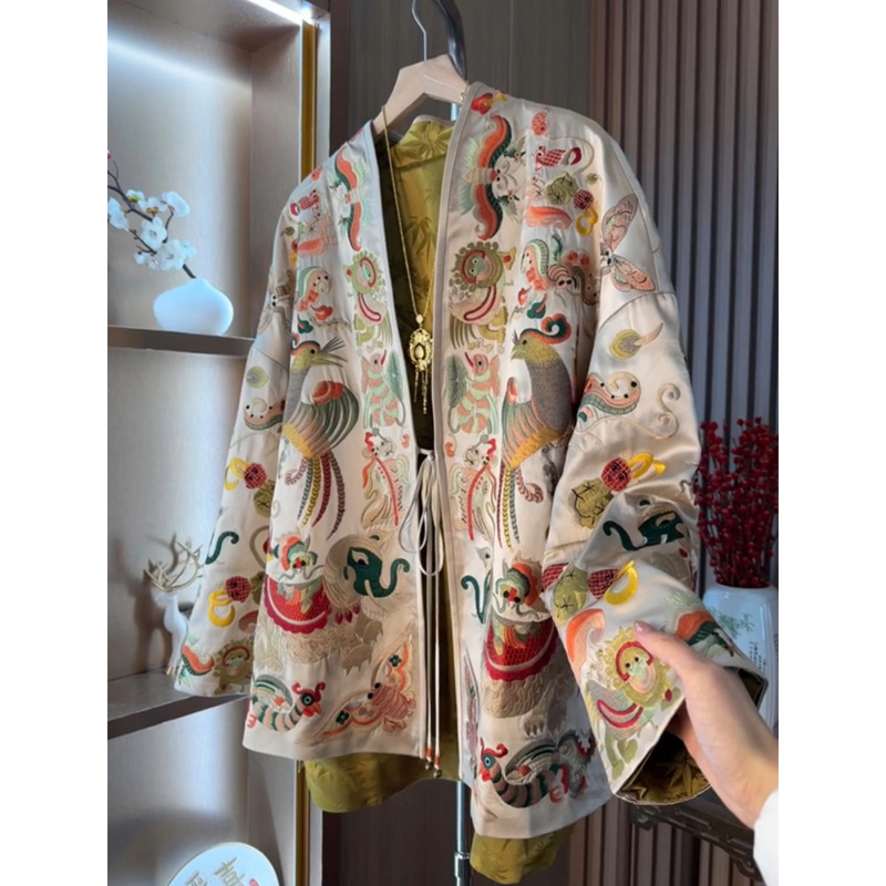 New Chinese Style Kimono Cardi - огляд і ціна Embroidery Fashion