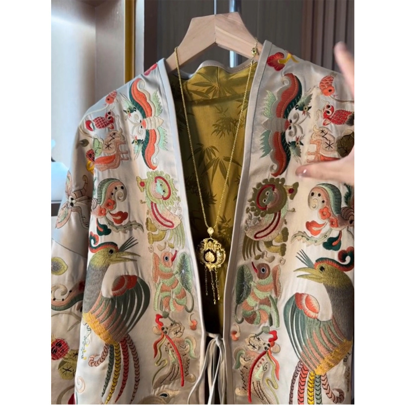 New Chinese Style Kimono Cardi - огляд і ціна Embroidery Fashion