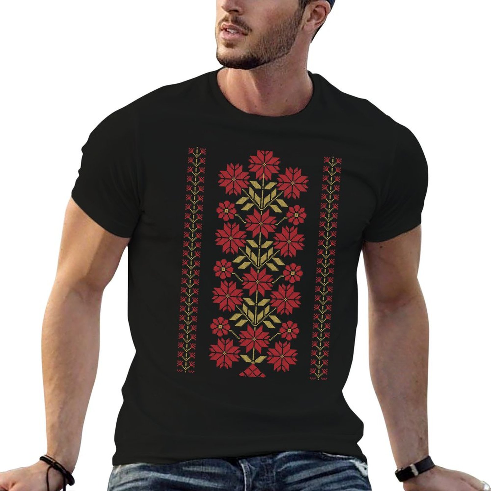 Traditional Tatreez Embroidery - огляд і ціна Embroidery Design Patterns Flowers