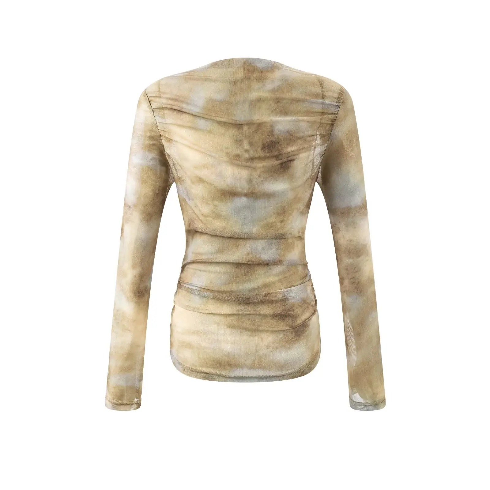 2025 Sexy Tie-Dye Print Ruched - огляд і ціна Embroidery Fashion