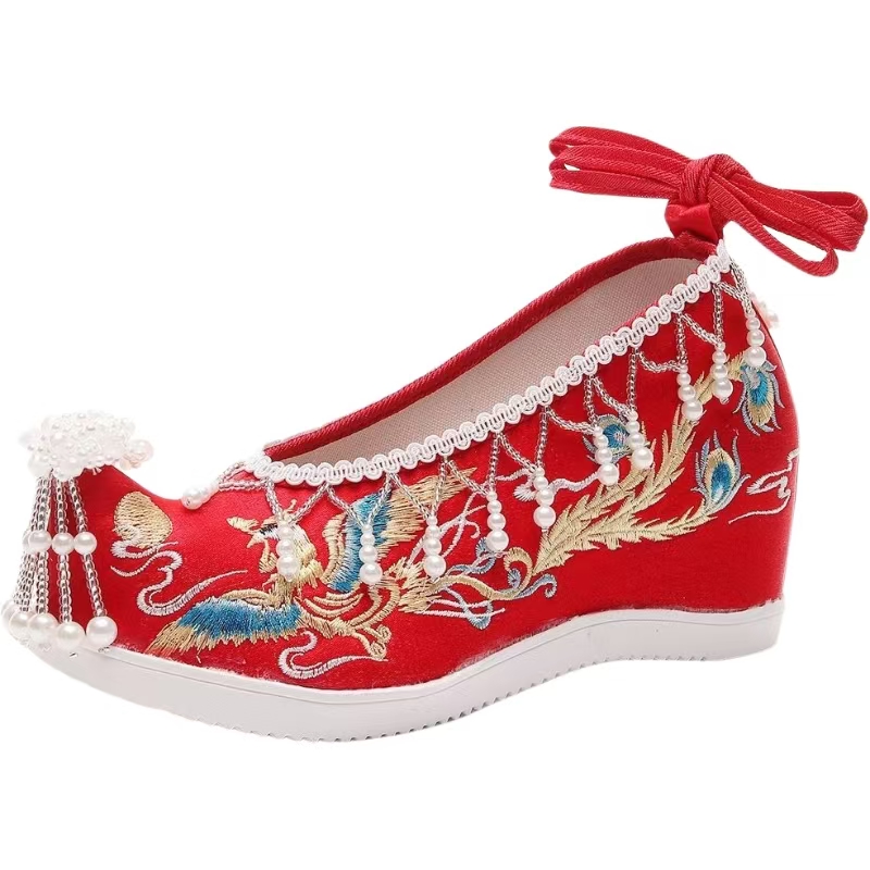 Women New Red Embroidered Wedd - огляд і ціна Embroidery Style