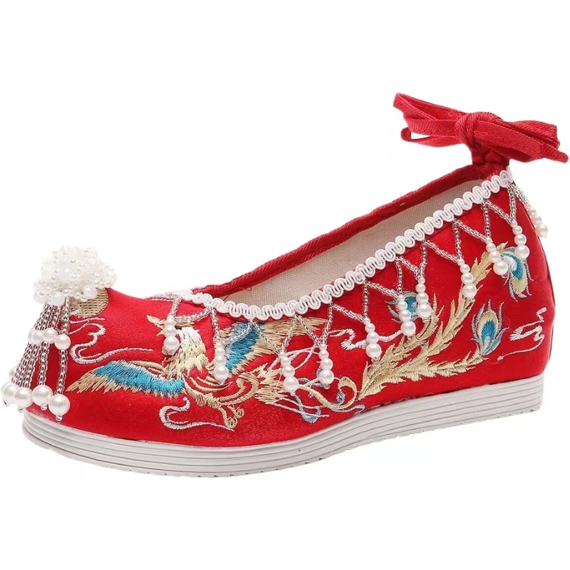 Women New Red Embroidered Wedd - огляд і ціна Embroidery Style