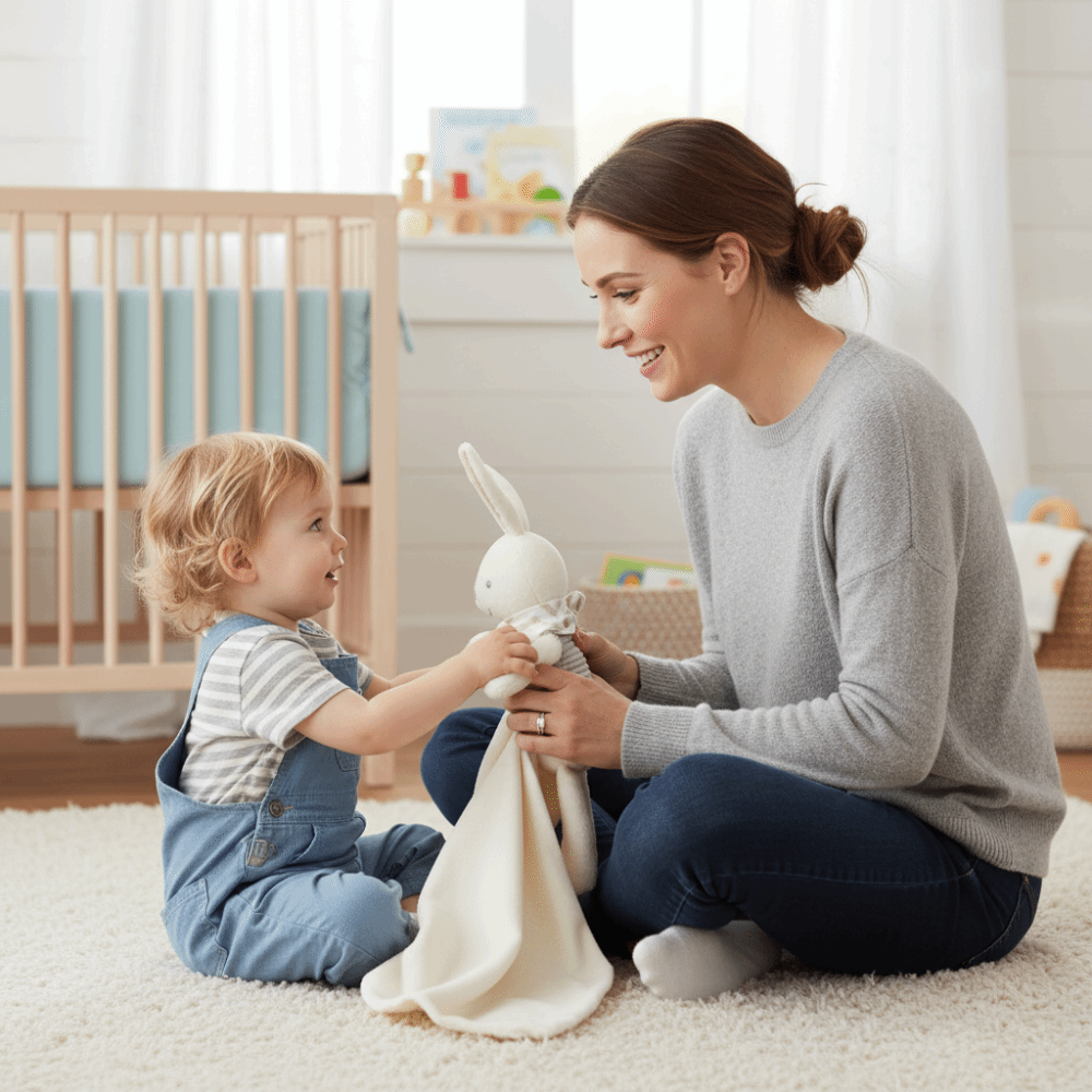 Square Shape Baby Rabbit Comfo - огляд і ціна Embroidery Towel
