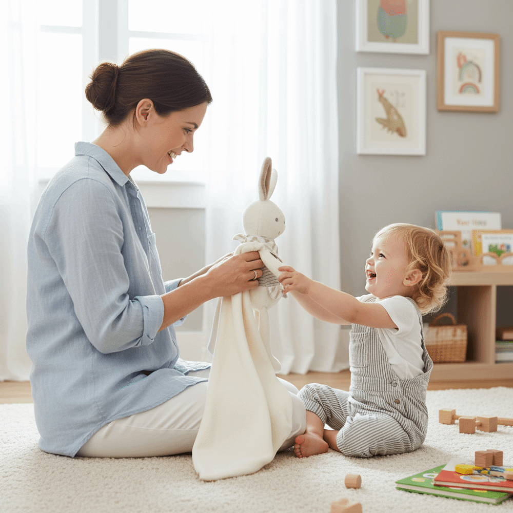 Square Shape Baby Rabbit Comfo - огляд і ціна Embroidery Towel