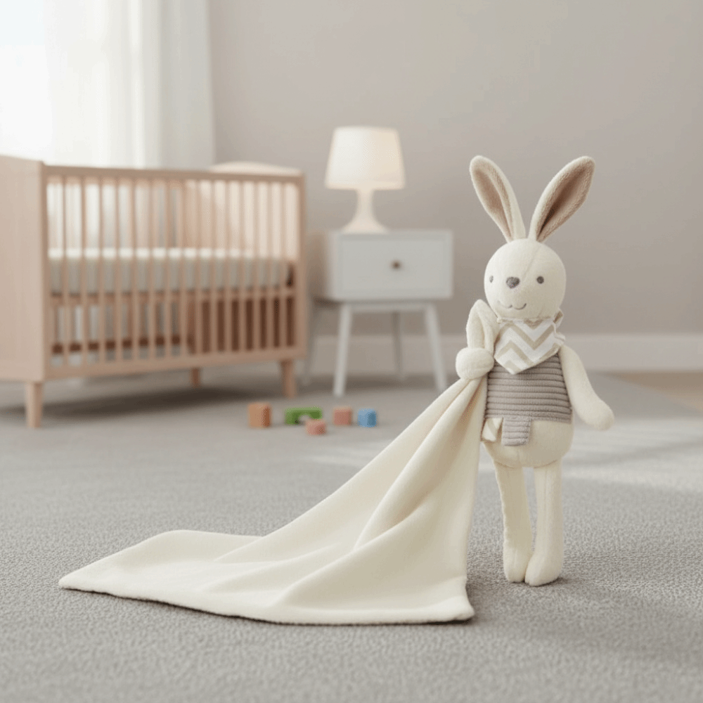 Square Shape Baby Rabbit Comfo - огляд і ціна Embroidery Towel
