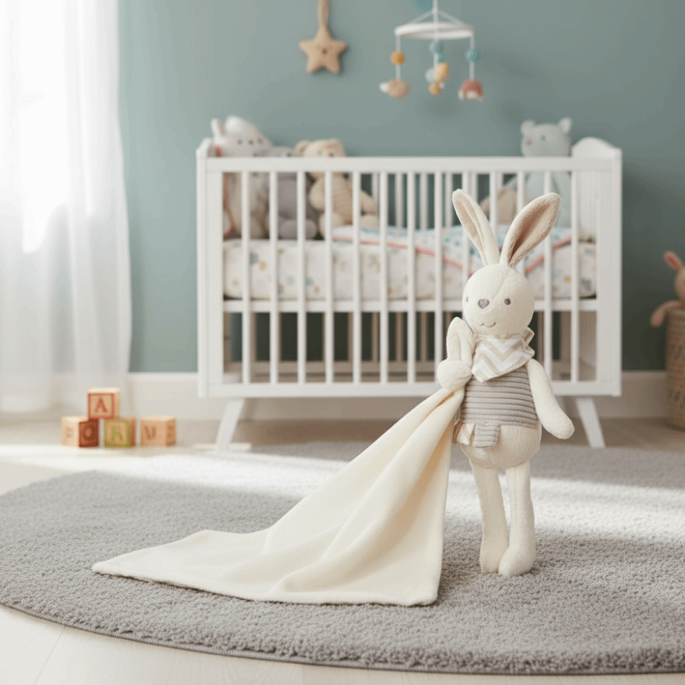 Square Shape Baby Rabbit Comfo - огляд і ціна Embroidery Towel