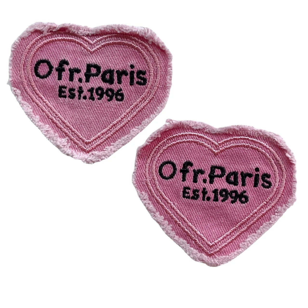 Pink Heart Applique for Clothe - огляд і ціна Embroidery Artist