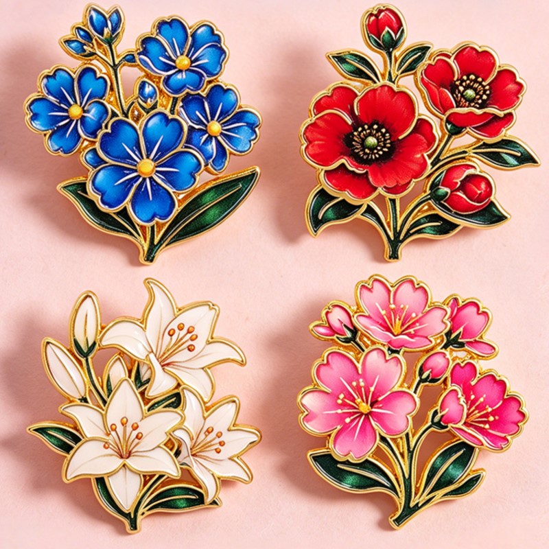 Cute Vintage Colorful Floral E - огляд і ціна Embroidery Textile