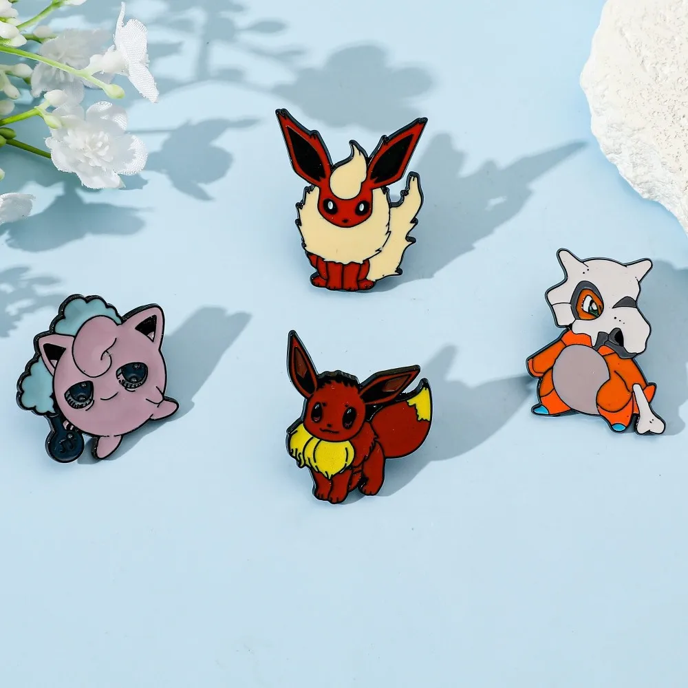4 Pcs Characters Cartoon Brooc - огляд і ціна Embroidery Textile