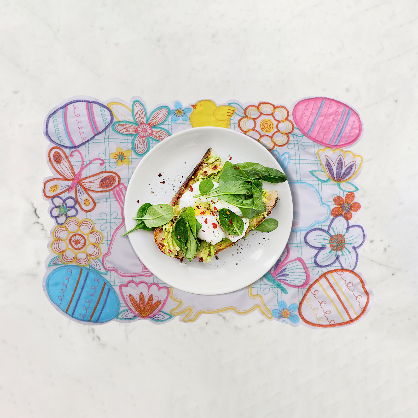 1Pcs Rabbit Easter Egg Placema - огляд і ціна Embroidery Rabbit