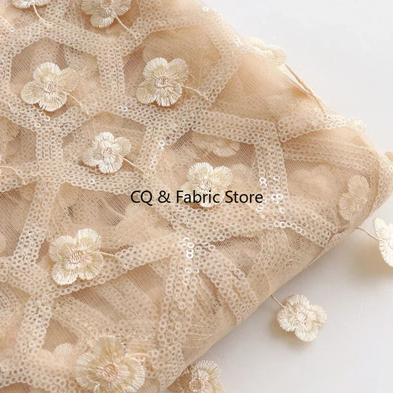 Apricot 3D Small Floral Embroi - огляд і ціна Embroidery Design 3D