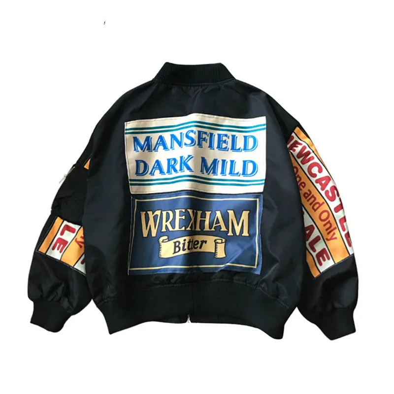 Harajuku Letters Jacket Women  - огляд і ціна Embroidery Design Patterns Flowers